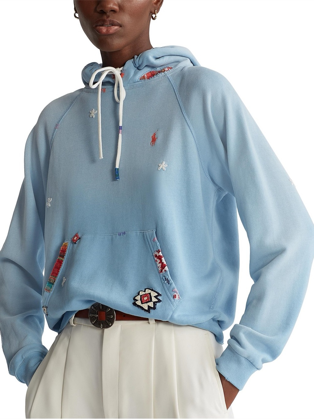 Polo Ralph Lauren Patchwork embroidered Hoodie